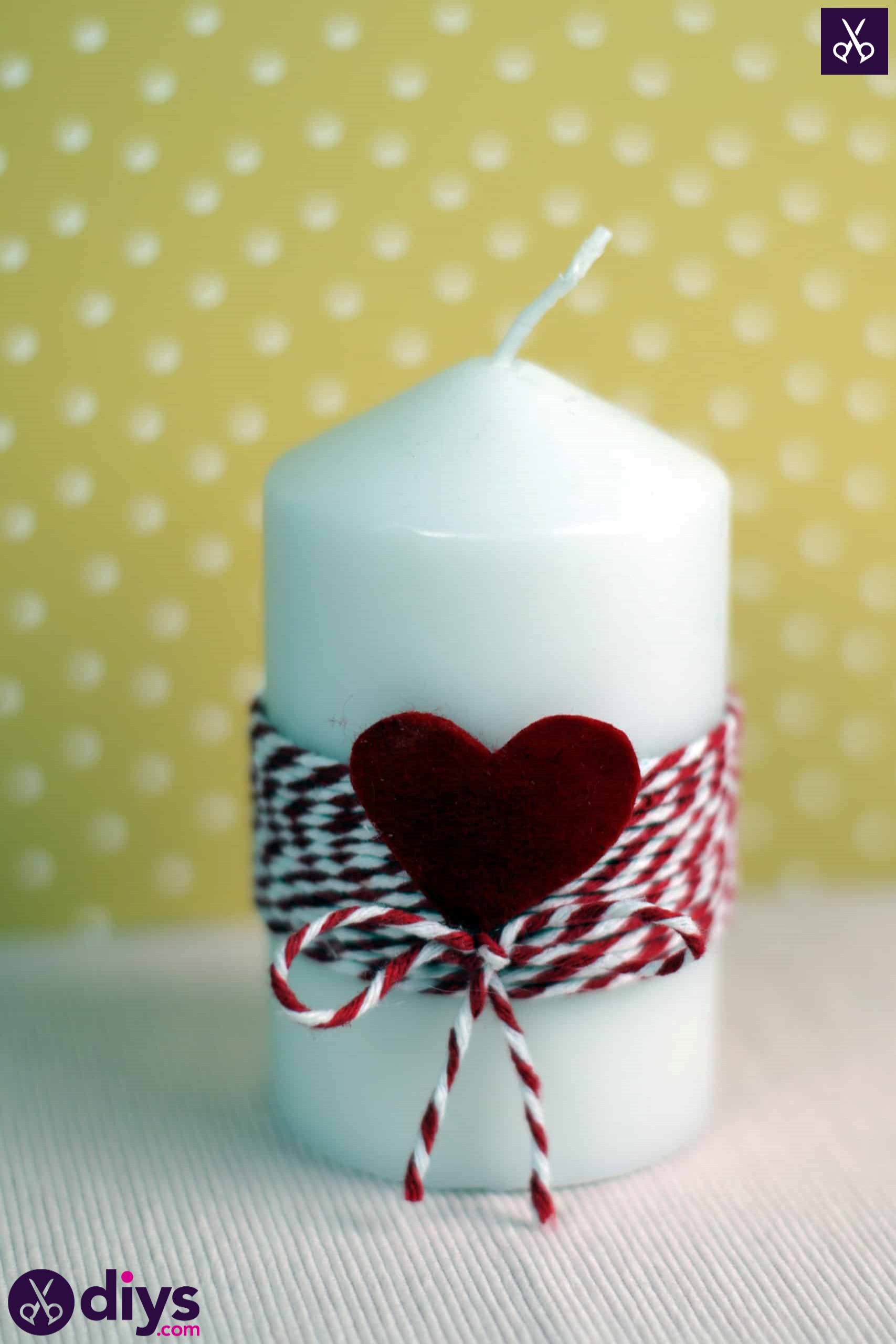 DIY Valentine Candles 🕯 I had extra wax in my craft bin, so when